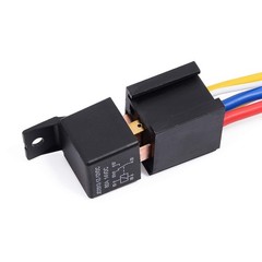 5 Packs Car Relay with Harness Truck Motor Heavy Duty 5-Pin 80A 12V On/Off No…