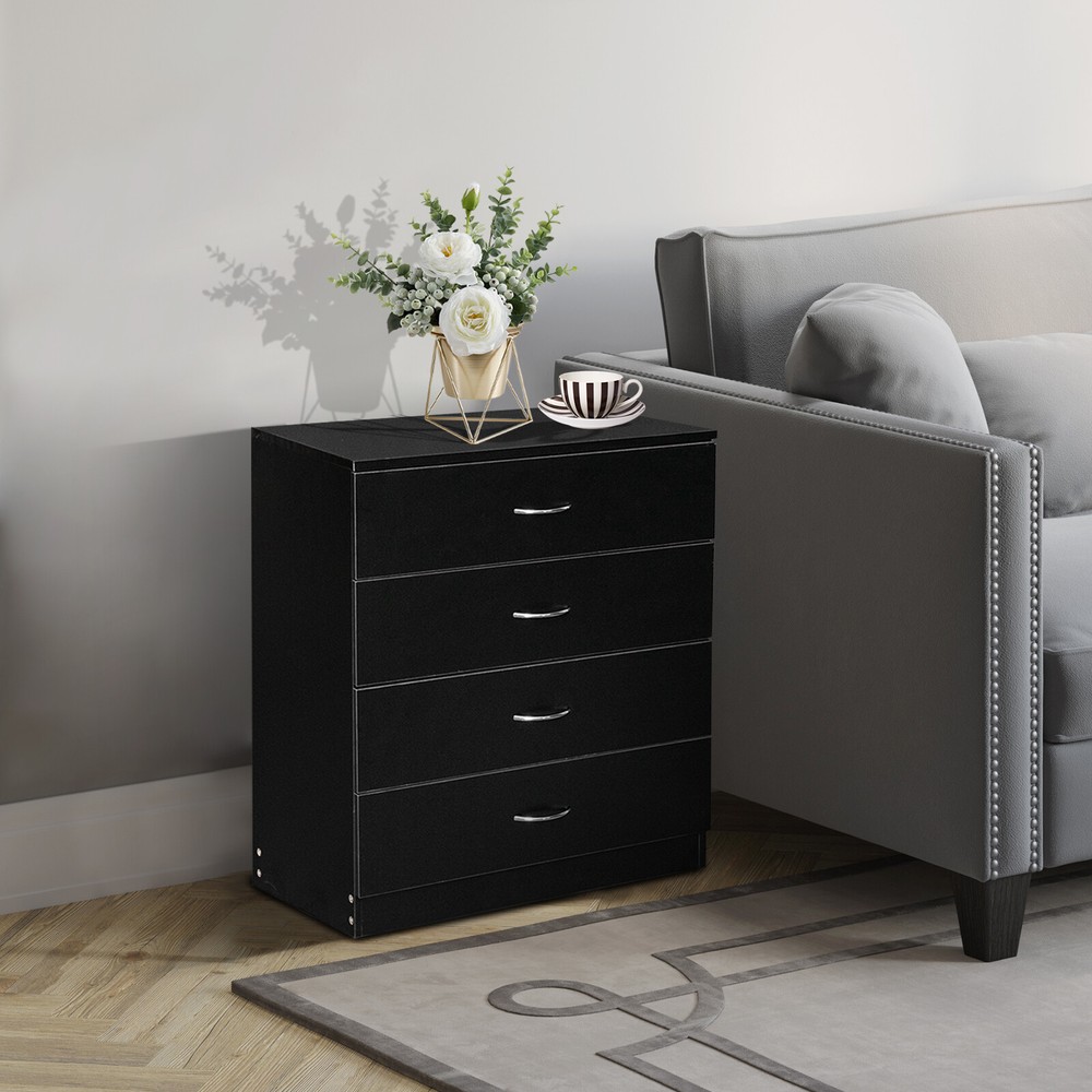 LEADZM 4 Drawers Dresser, Dresser Chest of Drawers for Home Office