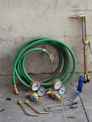 HVAC Pro Oxygen & Acetylen Victor Type Welding & Torch Cutting Brazing Tool Set