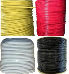 White, Black, Yellow, Red Vinyl Coated Wire Rope Cable 3/16″ – 1/4″ 7×19 Cable