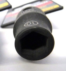 GearWrench 84311 3/8″ Drive 10mm 6 Point Impact Socket 2PCS
