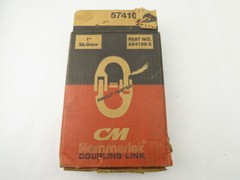 Columbus McKinnon CM 664100-2 1″ Hammerlok Coupling Link 47,700 lbs Rated Load