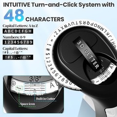 Compatible DYMO Embossing Label Maker with 5 DYMO Label Tapes | Organizer Xpress