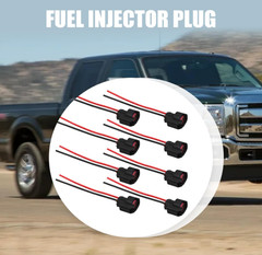 8 Pack Fuel Injector Kits Pigtail Connector Replacement for Ford F Series 150 19