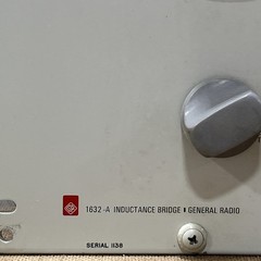 GenRad 1632-A Inductance Bridge + 1311-A Audio Oscillator + 1232-A Null Det.