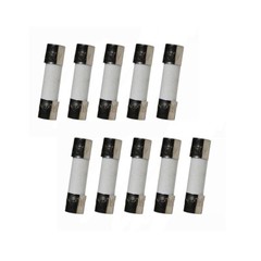 10Pcs 250V 3A F3AL250V 3 amp Fast Blow Acting Quick Ceramic Fuses 5x20mm