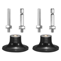 2 Pack 2″ Disc Pad Holder Quick Change Disc 1/4″ Shank Mandrel Black