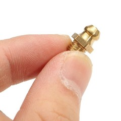 25 Pcs/Set 1/4-28 SAE-LT Copper Taper Thread Grease Zerk Nipple Fitting (Straigh