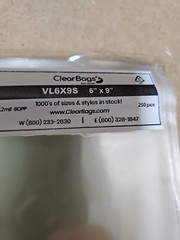 Lot of Mixed Sizes Clear Cellophane Bags Self-Sealing 4×6, 5×7 6×9, 9×12, 10×13