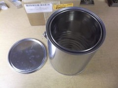 NEW Vestil MRC-128 Tin Plated Steel Round Metallic Lid 128oz *FREE SHIPPING*