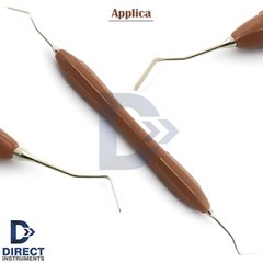 5Pcs Set Dental Composite Filling Instruments Silicone Handle With Cassette