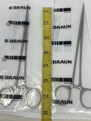 Aesculap BH187R Jacobsen Curved Forceps Pack of 8 New & Sealed