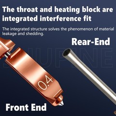 New Upgraded 0.25MM&0.4MM&0.6MM Hotend For AD5X, 0.25+0.4+0.6MM AD5X Nozzle