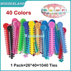 Dental Orthodontic Elastic Ligature Ties Rubber Bands For Bracket Brace USA