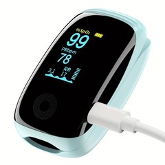 Rechargeable Fingertip Pulse Oximeter SpO2 Pulse Rate Oxygen Monitor Universal