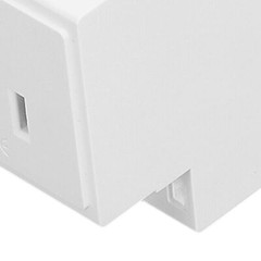 AC DIN Rail Power Socket Built in Protective Contact Easy Installation for Home
