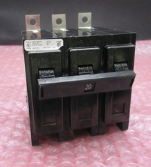 Eaton BAB3020H Quicklag Molded Case Circuit Breaker 20A, 3-Poles, 240V *NEW*