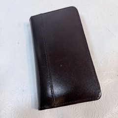 Vintage Protocol Burgundy Faux Leather Planner x Pocket Organizer 3.75×6.75