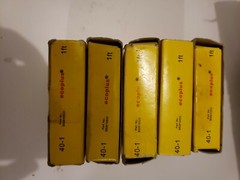 Lot of 10 Flexon 40-1 ecoplus Roller Chain 1 foot length w/ 10 connecting links