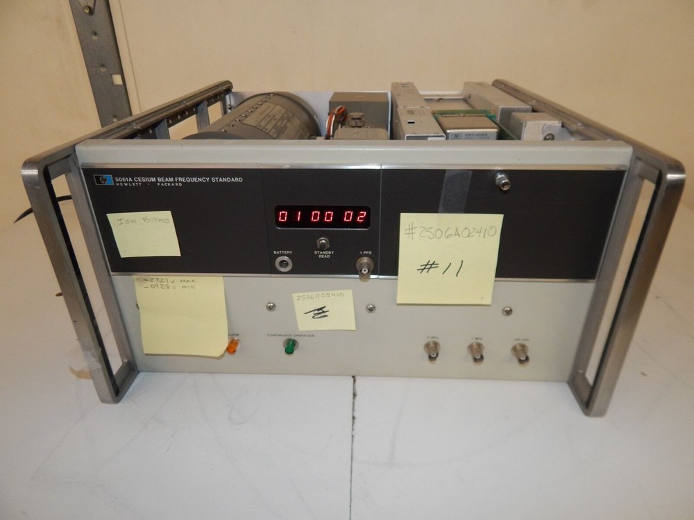 *TC* HEWLETT PACKARD HP 5061A CESIUM BEAM FREQUENCY STANDARD- TUBE (FQM61)