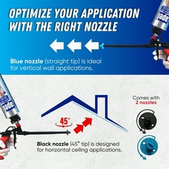 Apel Spray Foam Insulation Kit (36 x 32.80 oz./720 Bd ft) Heat and Acoustic Ins