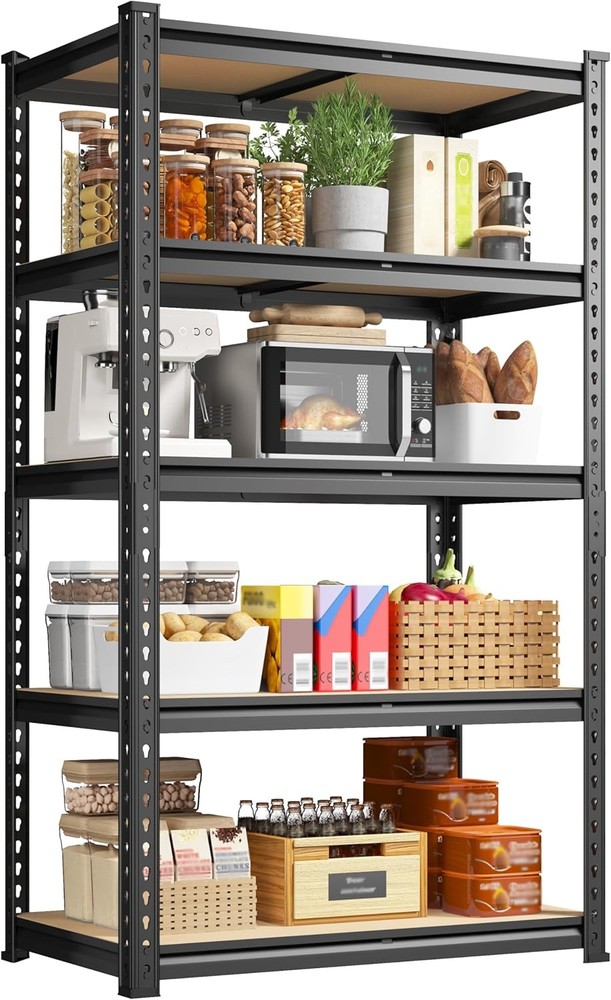 Heavy Duty Adjustable Metal Shelving Unit for Kitchen Closet Laundry Living