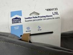 Project Source Leather Palm Pruning Long Gloves, Size L/XL Breathable Dry Grip
