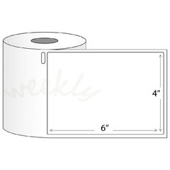 4 Rolls Dymo 4XL LabelWriter Direct Thermal Shipping Labels 1744907 4×6 220/Roll