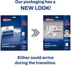 Avery Ink-Jet Printer White Business Cards (28371) (Free Shipping) USA STOCK