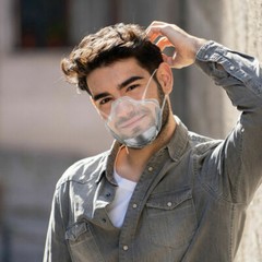 Clear Transparent Anti-fog Face Mask Shield Reusable Cover Mouth Anti-Fog+