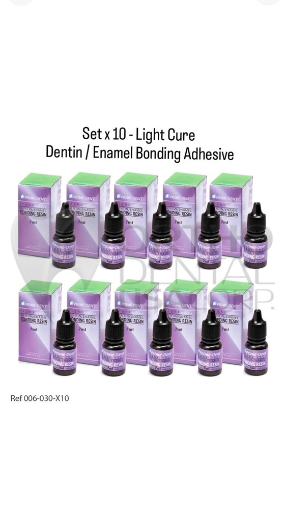 PRIME-DENT Dental Light Cure Dentin Enamel Bonding Resin 7 mL Bottle USA DEALER