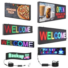 VEVOR Programmable LED Sign Scrolling Display Board P10 Full Color Multi-type