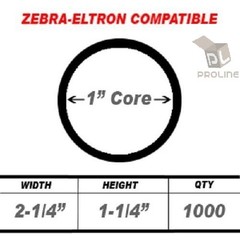 8 Rolls Perforated 2.25×1.25 Direct Thermal Shipping Labels – 1000 Per Roll