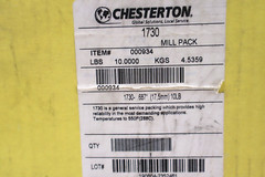 CHESTERTON 1730 MILL PACK MECHANICAL PACKING 0.687in 17,5mm 10LB STOCK #1120A
