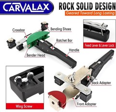 Heavy-Duty Hand-Powered Bender for HVAC Air Conditioning and Heating Projects
