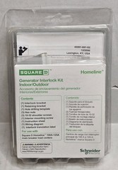 Square D Homeline 100-125A Indoor/Outdoor Load Center Generator Interlock Kit