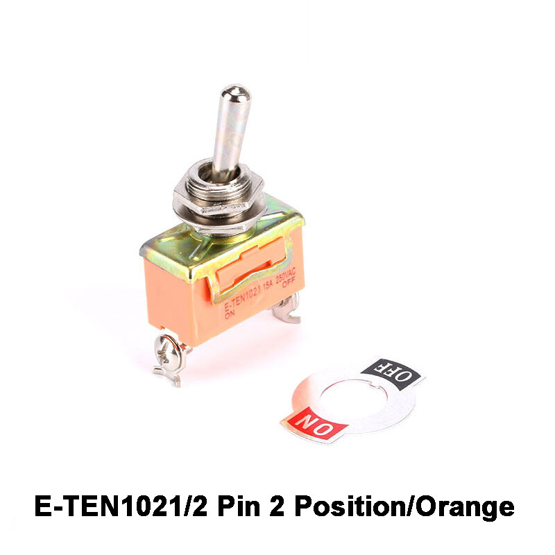 2 3 4 6 9 12 Pin 2/3 Position Toggle Switch ON-ON SPDT AC 15A 250V New Quality