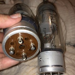 Pair Amperex 872AX Vintage Vacuum Tube