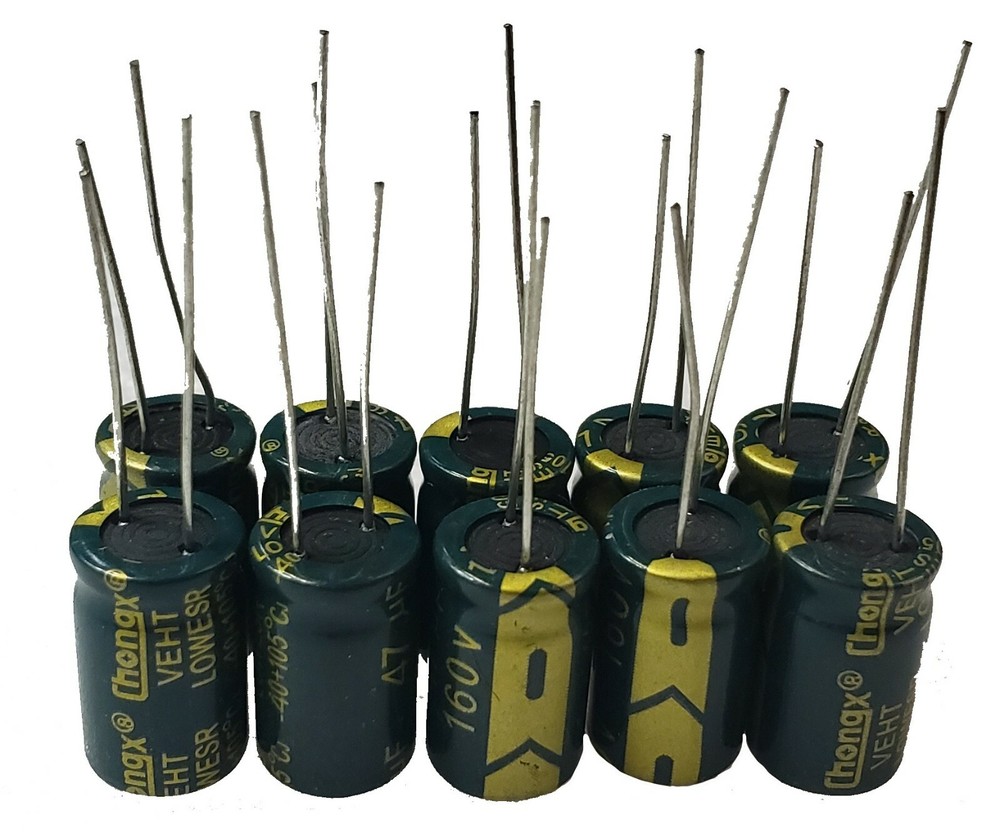 47uF 160V (10x) Electrolytic Capacitors 160V 47uF Volume 10x16mm