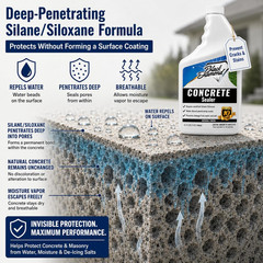 Concrete Sealer – 32oz Water Repellent for Surfaces
