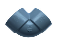 F439 NIBCO 90°ELBOW FITTING PIPE FEM SOCKET x FEM SOCKET 6″ SCH80 CPVC NSF-PW