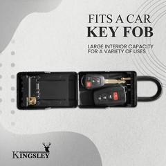Key Lock Box Large Capacity Key Storage Box Resettable Code Indoor Outdoor KL313