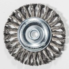6″ Inch Knot Wire Wheel Brush for Angle Grinder 5/8-11″ Arbor – PACK OF 4