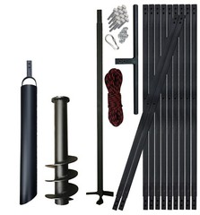 PWSAM WATER WELL DRILLING KIT HAND WELL AUGER DIY 3 – 55 FT + Bailer