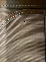 Vtg DayTimer Planner Organizer Brown Leather Zipper Closure 7Ring Binder 8×10.5″