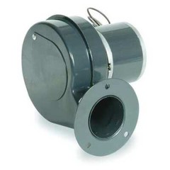 Dayton 1Tdn7 Round Oem Blower, 3036 Rpm, 1 Phase, Direct, Rolled Steel