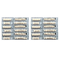 168Pcs/Box Acrylic Resin Denture #23 Dental Upper Lower Shade A2 Teeth Set US