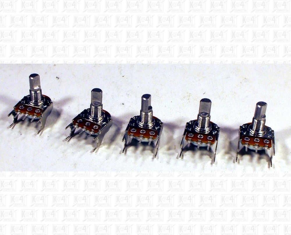 Alpha 50K Ohm Horizontal Mount Pot Potentiometers A50K A50K Lot Of 5