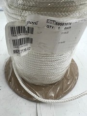 DeRoyal OEM Traction Cord 100YD/RL 7116-02 Polypropylene Non Sterile White