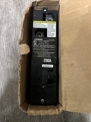 Siemens QS2200H (New In Box) 120/240V, 200A, 2P, 22kA Rating, Type QSH